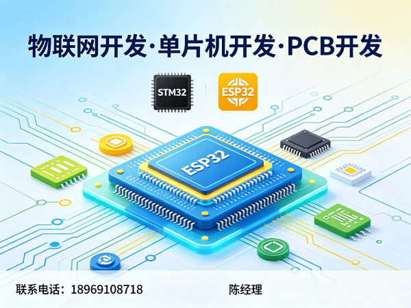 武汉物联网开发解决方案：STM32/ESP32硬件电路设计与智能系统开发